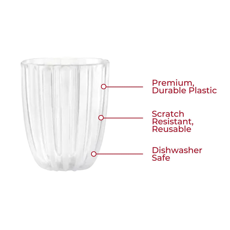 Guzzini - DOLCEVITA - LOW TUMBLER Home & Kitchen Mother of pearl