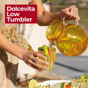 Guzzini - DOLCEVITA - LOW TUMBLER Home & Kitchen Mother of pearl