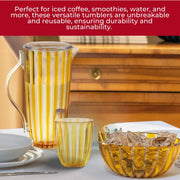 Guzzini - DOLCEVITA - LOW TUMBLER Home & Kitchen Mother of pearl