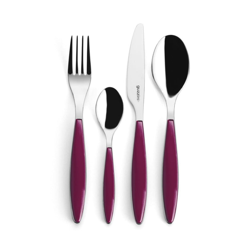 Guzzini - FEELING - 24 PIECE CUTLERY SET - Amethyst Home & Kitchen