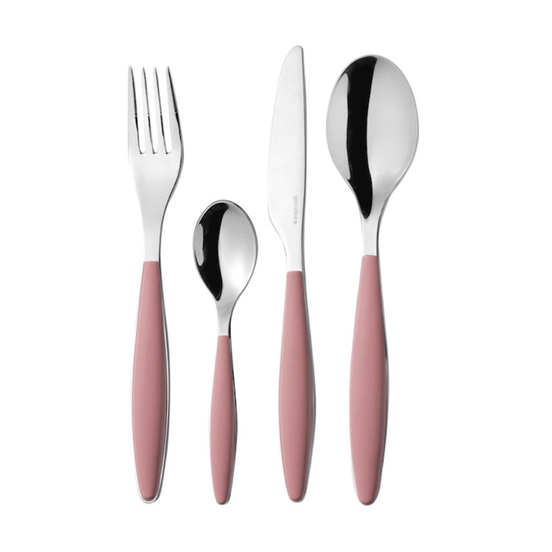 Guzzini - FEELING - 24 PIECE CUTLERY SET - Deep Pink Home & Kitchen