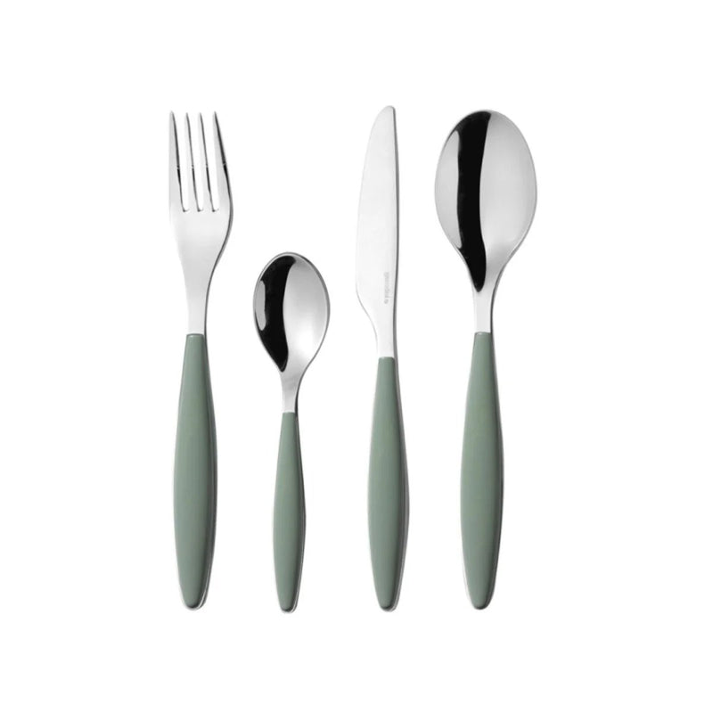 Guzzini - FEELING - 24 PIECE CUTLERY SET - Lagoon green Home & Kitchen
