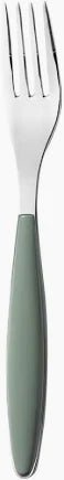 Guzzini - Fork Feeling (Stainless Steel - ABS) (GREEN LAGOON) Set of 6 Home & Kitchen