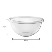 Guzzini - HAPPY HOUR - Salad Bowl - Transparent - 25 cm Home & Kitchen