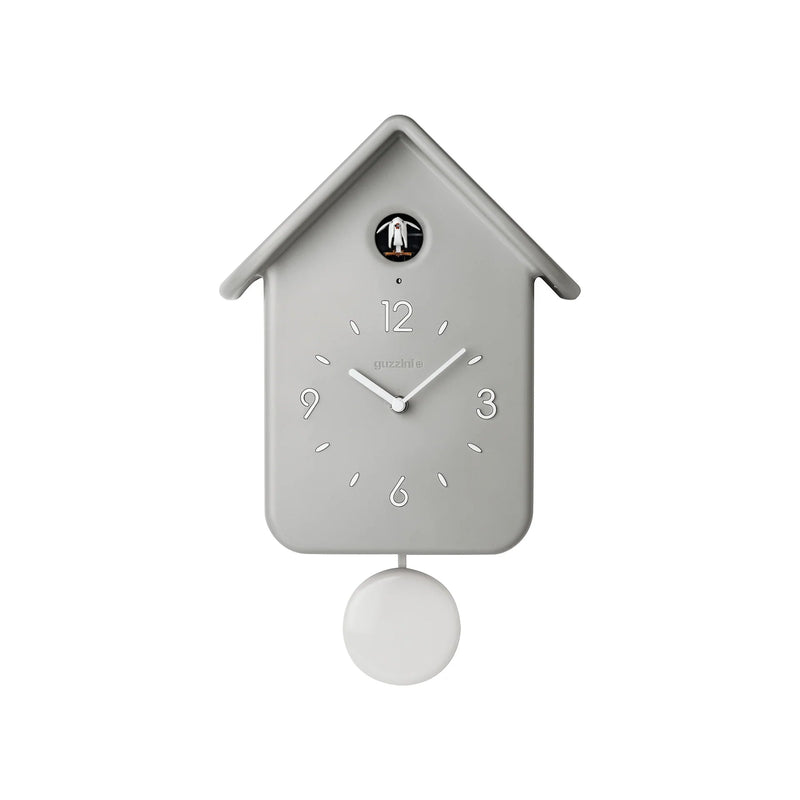 Guzzini - HOME - QQ Cuckoo Clock W Pendulum - Charcoal Home & Kitchen