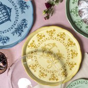 Guzzini - JOSEPHINE - Small Cake Serving With Dome - Dusty Light Blue Home & Kitchen