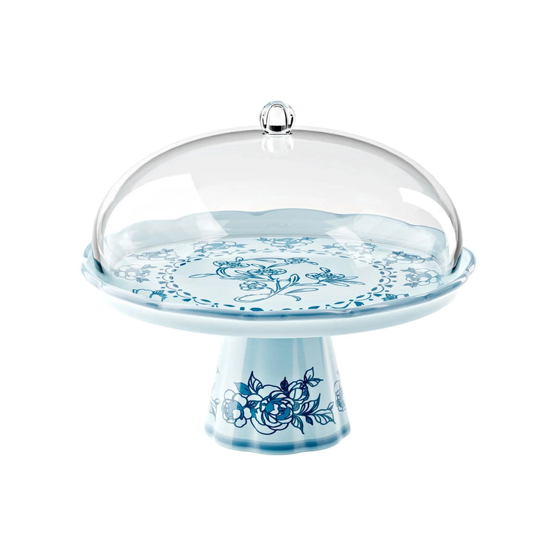Guzzini - JOSEPHINE - Small Cake Stand With Dome Home & Kitchen Dusty Light Blue