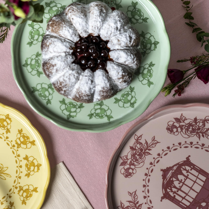 Guzzini - JOSPEHINE - Large Round Tray - Dusty Green Home & Kitchen