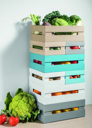 Guzzini - L BOX TIDY STORE MATTE MID BLUE Home & Kitchen