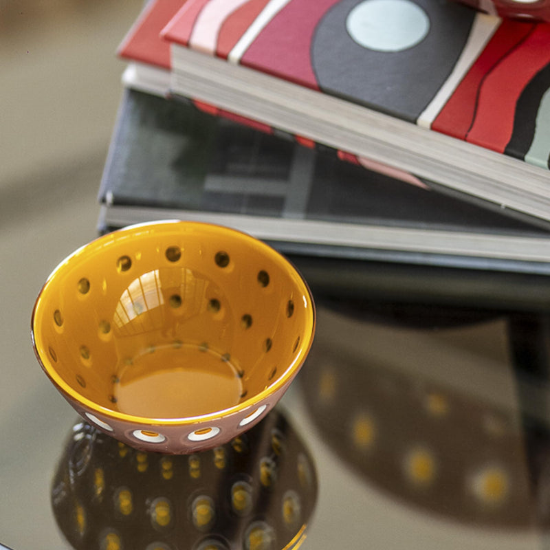 Guzzini - Le Murrine - 20 cm Home & Kitchen Saffron Yellow/White/Water Lily Green