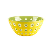 Guzzini - LE MURRINE - Bowl - Saffron Yellow White Water Lily Green - 25 cm Home & Kitchen