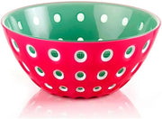 Guzzini - LE MURRINE - Bowls - Set of 2 Home & Kitchen Magenta/Mint Green