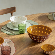 Guzzini - LE MURRINE - Bowls - Set of 2 Home & Kitchen Magenta/Mint Green