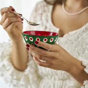 Guzzini - LE MURRINE - Bowls - Set of 2 Home & Kitchen Magenta/Mint Green