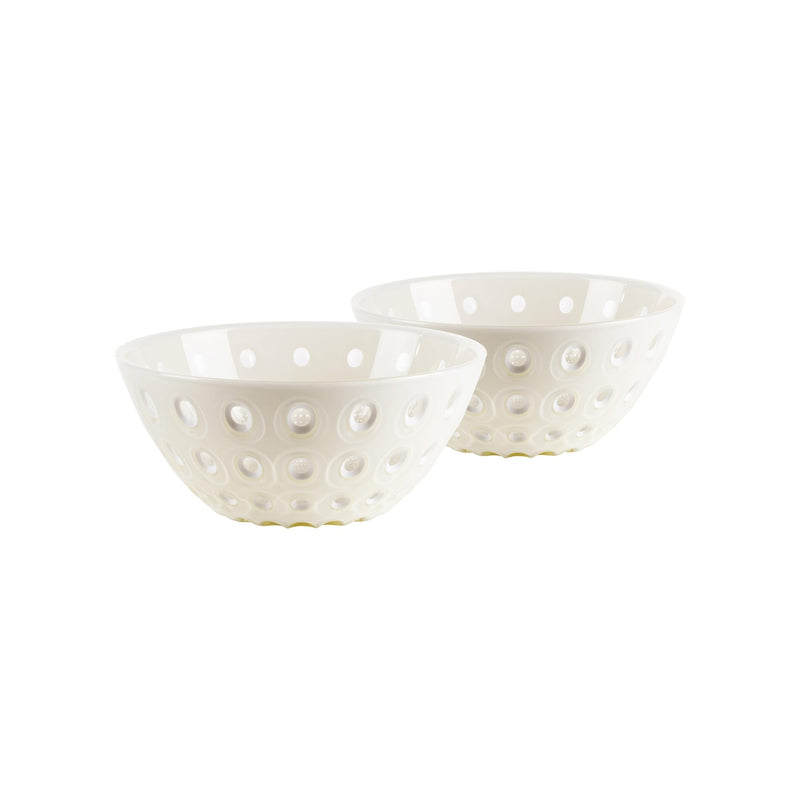 Guzzini - LE MURRINE - Bowls - Set of 2 Home & Kitchen Pearl/white/pearl