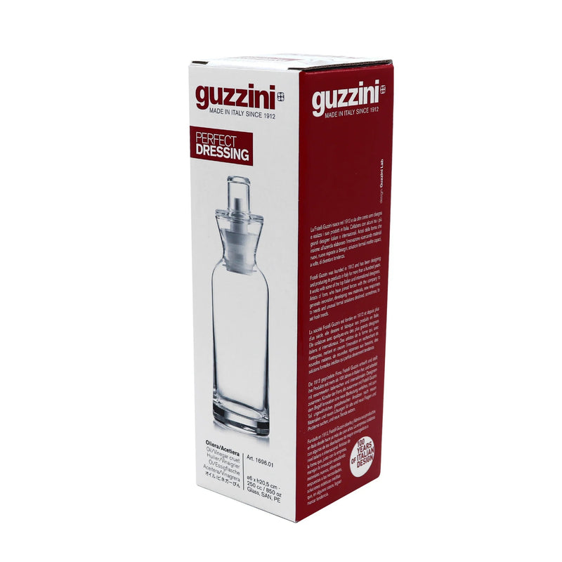 Guzzini - OIL VINEGAR CRUET PERFECT DRESSING KAD CLEAR Home & Kitchen