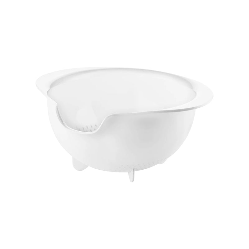 Guzzini - PREPARATION - Easy Pouring Colander - All in Home & Kitchen White