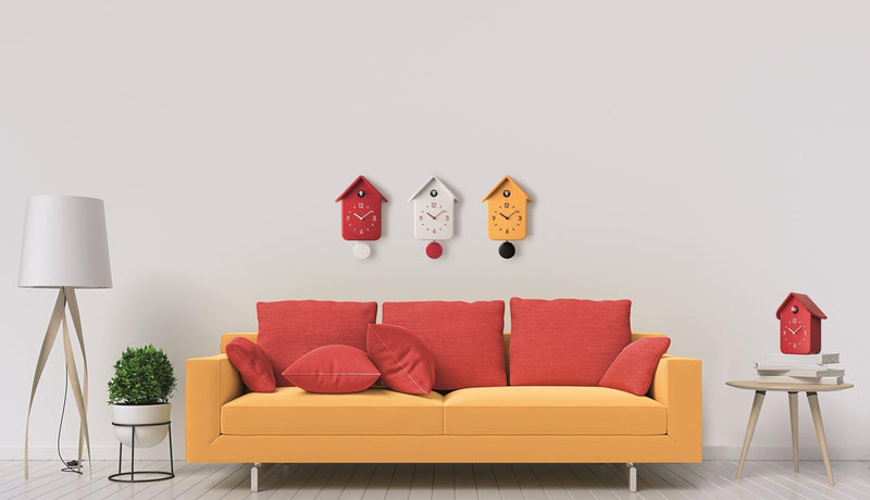 Guzzini - QQ CUCKOO CLOCK W PENDULUM HOME Cerulean Blue Home & Kitchen