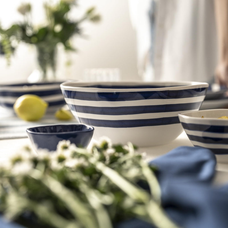 Guzzini - RIVIERA - Bowl - Mediterranean Blue - 30 cm Home & Kitchen