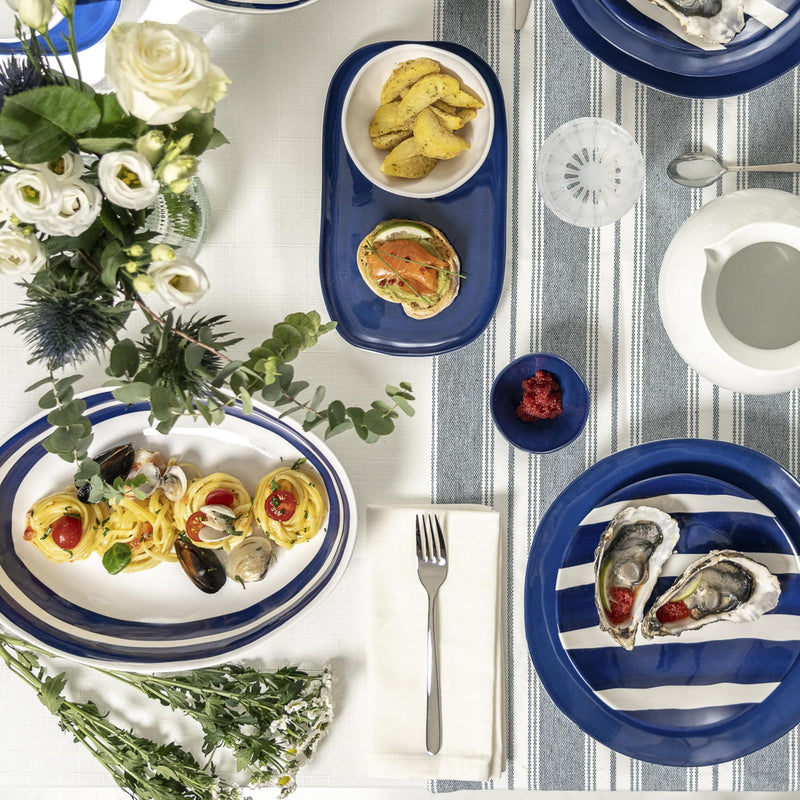 Guzzini - RIVIERA - Dessert Plate - Mediterranean Blue Home & Kitchen