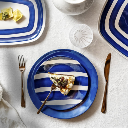 Guzzini - RIVIERA - Dessert Plate - Mediterranean Blue Home & Kitchen