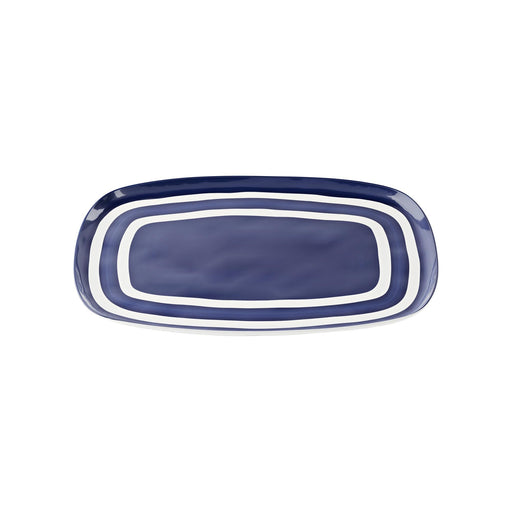 Guzzini - RIVIERA - Quadrangolar Tray XL - Mediterranean Blue Home & Kitchen