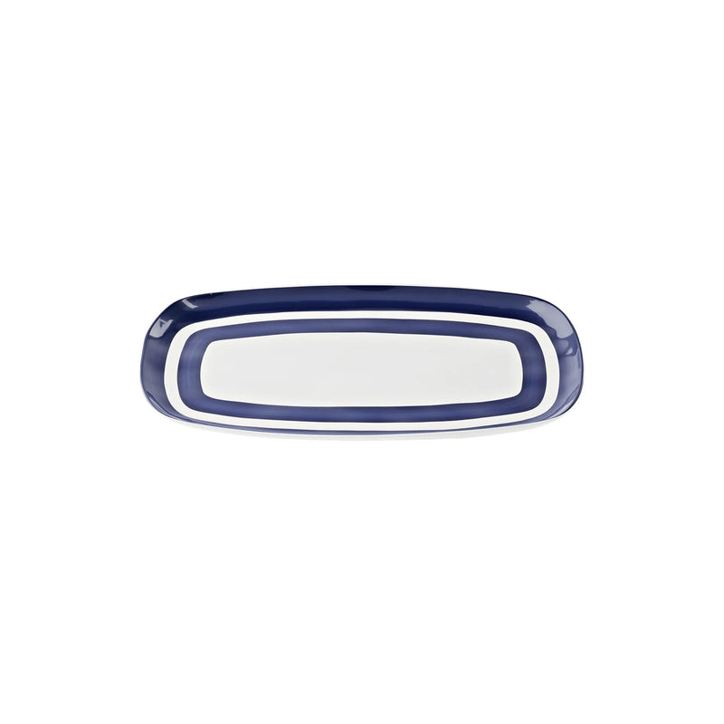 Guzzini - RIVIERA - Quadrangular Tray - L | Mediterranean blue Home & Kitchen