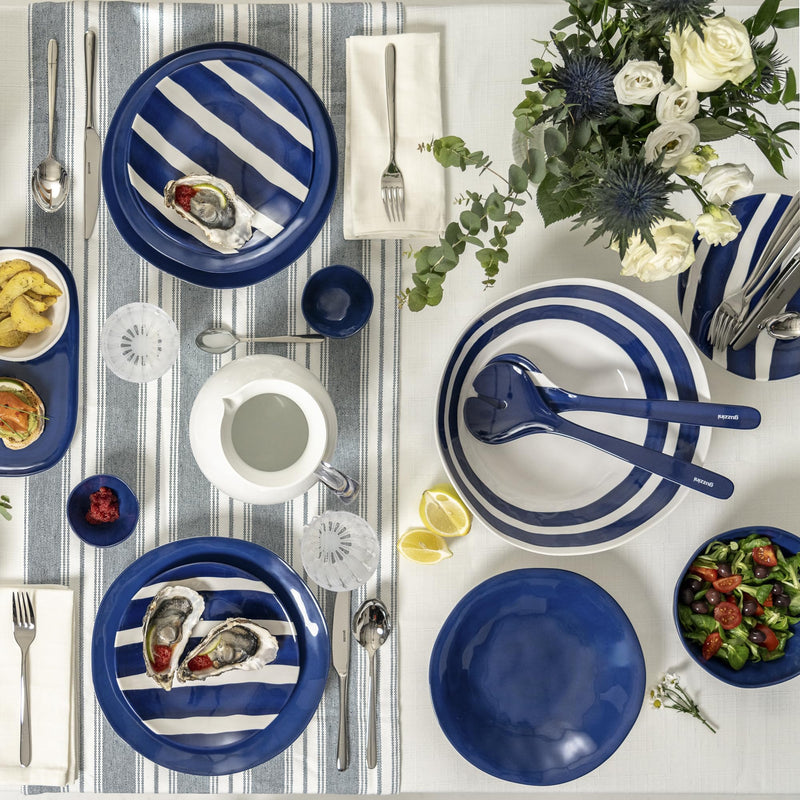Guzzini - RIVIERA - Soup Plate - Mediterranean Blue Home & Kitchen