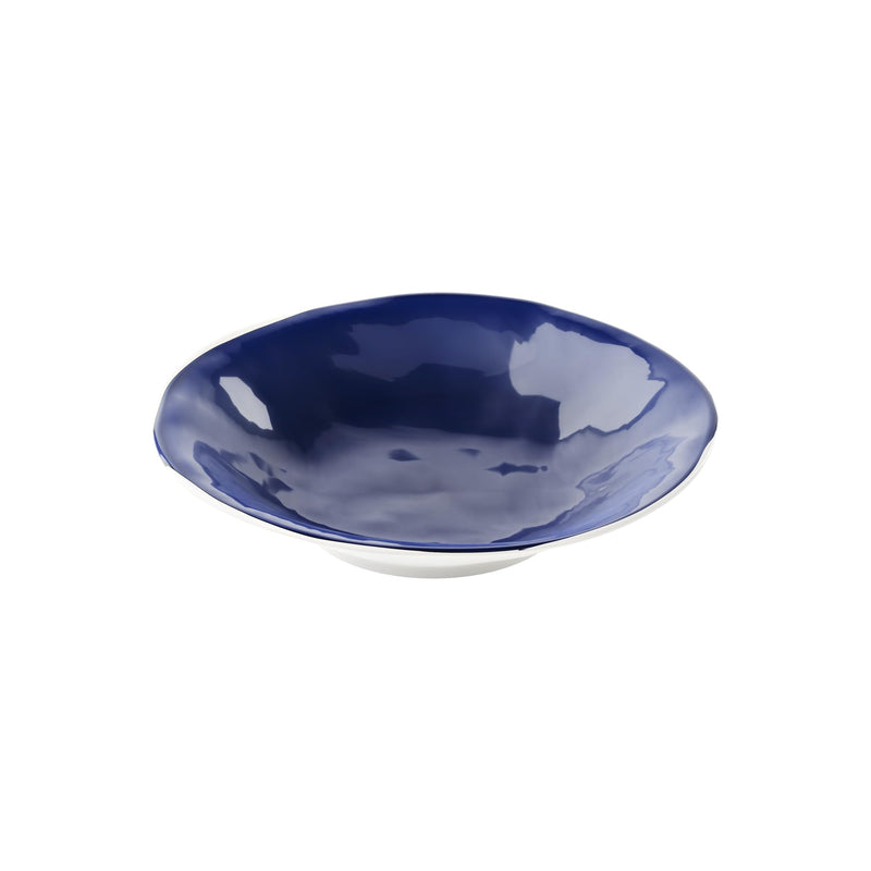 Guzzini - RIVIERA - Soup Plate - Mediterranean Blue Home & Kitchen