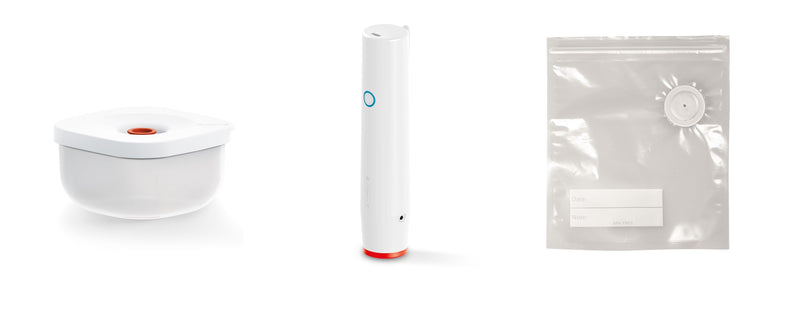 Guzzini - Save-It - Vacuum Containers+Pump+Bags (Set of 2) - Limolin 