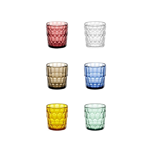 Guzzini - VANITY - Low Tumbler - Assorted Colors | Set of 6 Home & Kitchen