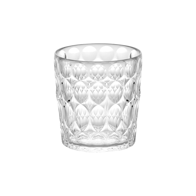 Guzzini - VANITY - Low Tumbler pattern 1 Home & Kitchen Clear