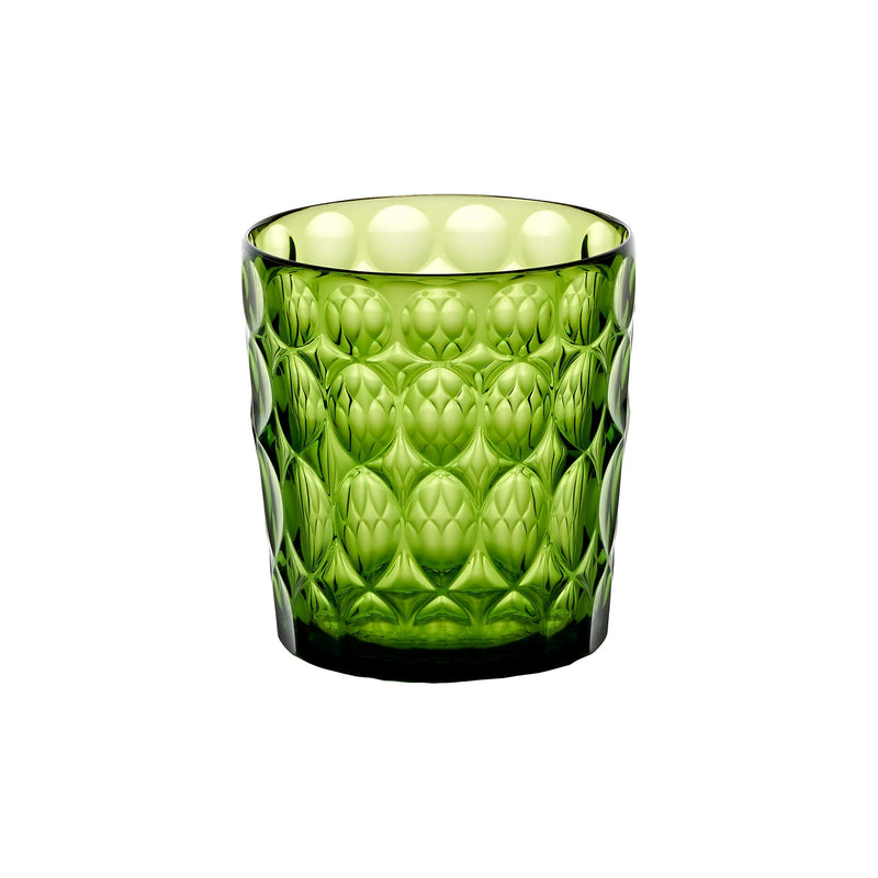 Guzzini - VANITY - Low Tumbler pattern 1 Home & Kitchen Water Lily Green