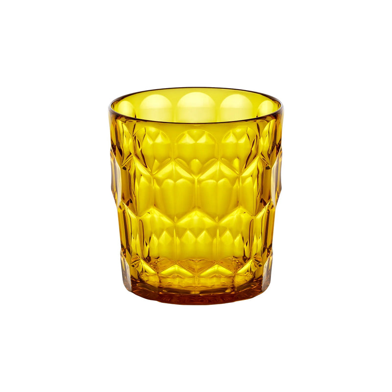 Guzzini - VANITY - Low Tumbler Pattern 3 Home & Kitchen Saffron Yellow