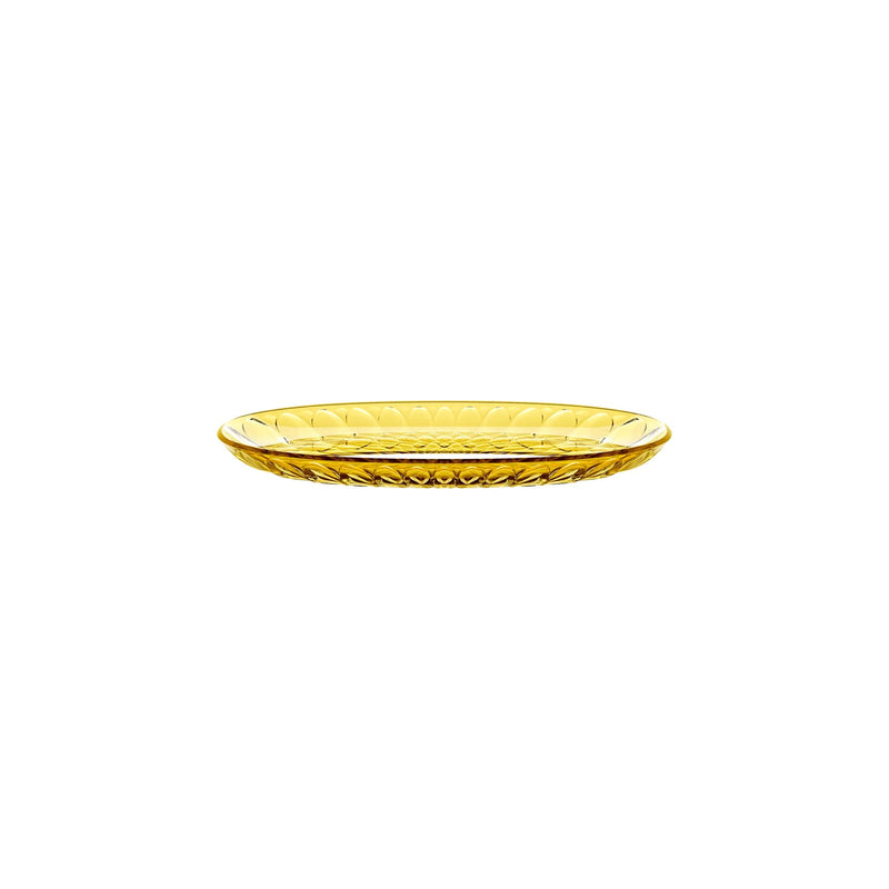 Guzzini - VANITY - Oval Serving Tray - Decorative Vanity Tray for Serving and Display Home & Kitchen Saffron Yellow