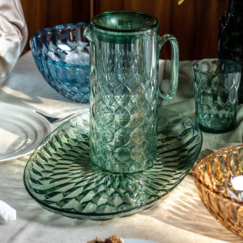 Guzzini - VANITY - Pitcher With Lid Home & Kitchen Matcha Green