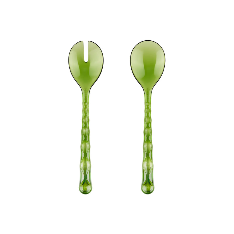 Guzzini - VANITY - Salad Servers Set Home & Kitchen Water Lily Green