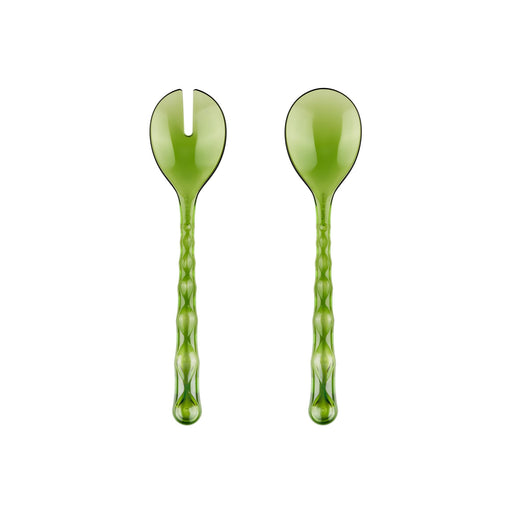 Guzzini - VANITY - Salad Servers Set Home & Kitchen Water Lily Green