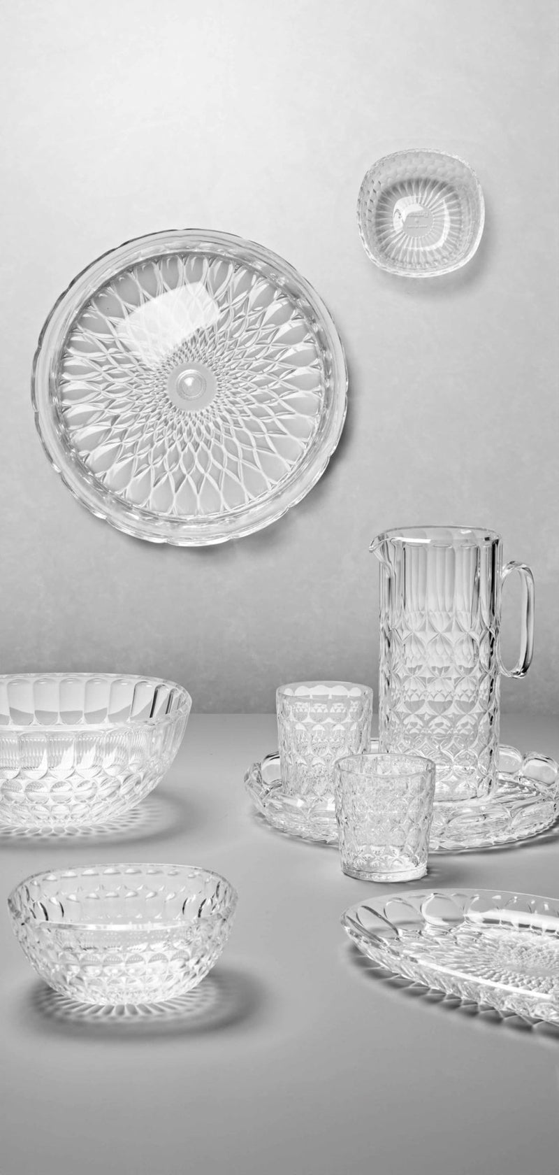 Guzzini - VANITY - Small Round Tray Home & Kitchen Smoke