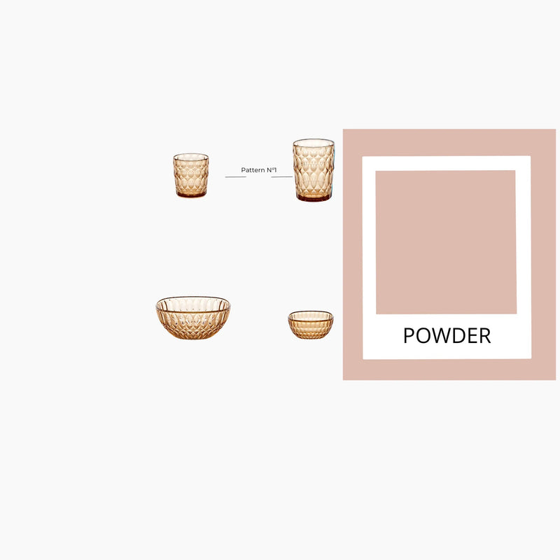 Guzzini - VANITY - Tall Tumbler - Pattern N°1 Home & Kitchen Powder