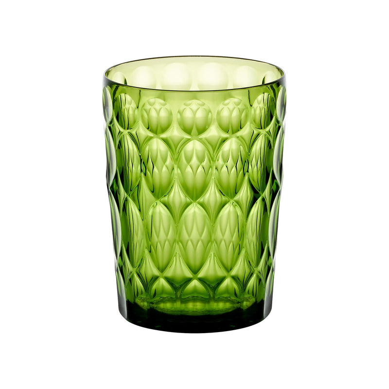 Guzzini - VANITY - Tall Tumbler - Pattern N°1 Home & Kitchen Water Lily Green