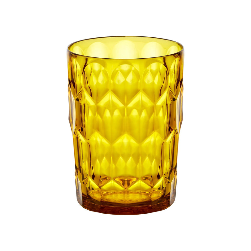 Guzzini - VANITY - Tall Tumbler - Pattern N°3 Home & Kitchen Saffron Yellow