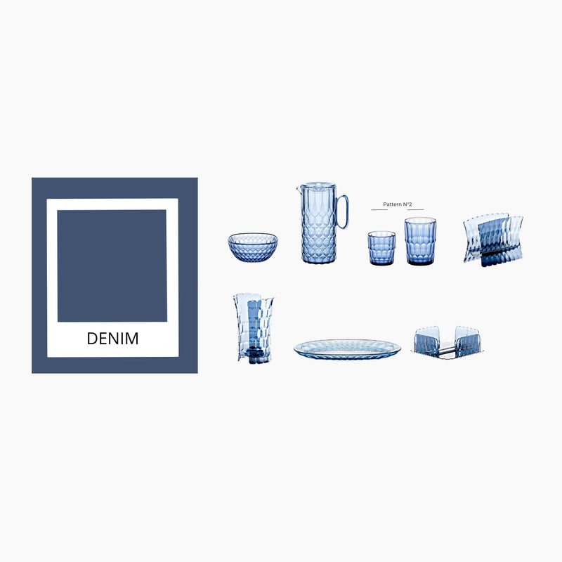 Guzzini - VANITY - Tall Tumbler - Pattern N°3 Home & Kitchen Saffron Yellow