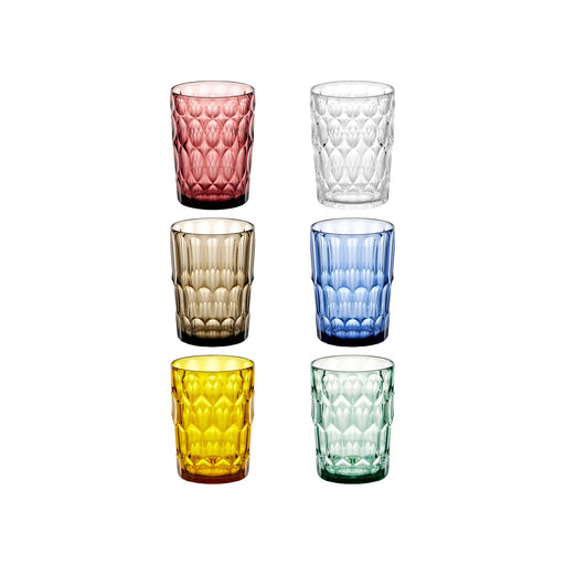 Guzzini - VANITY - Tall Tumblers - Assorted Colors | Set of 6 Home & Kitchen