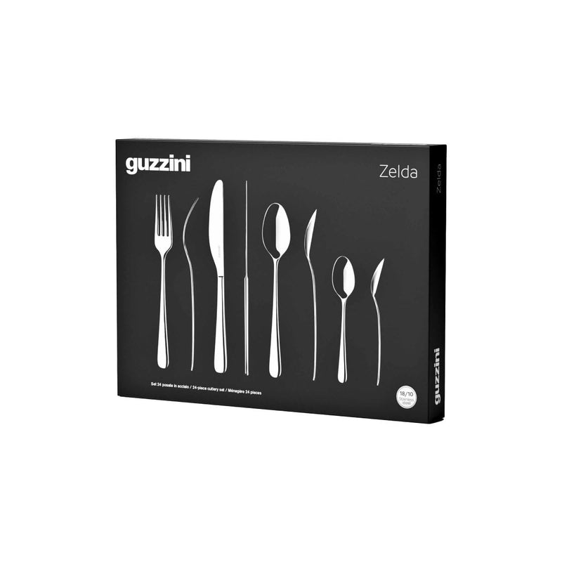 Guzzini - ZELDA - 24 PIECE CUTLERY SET - Steel Home & Kitchen