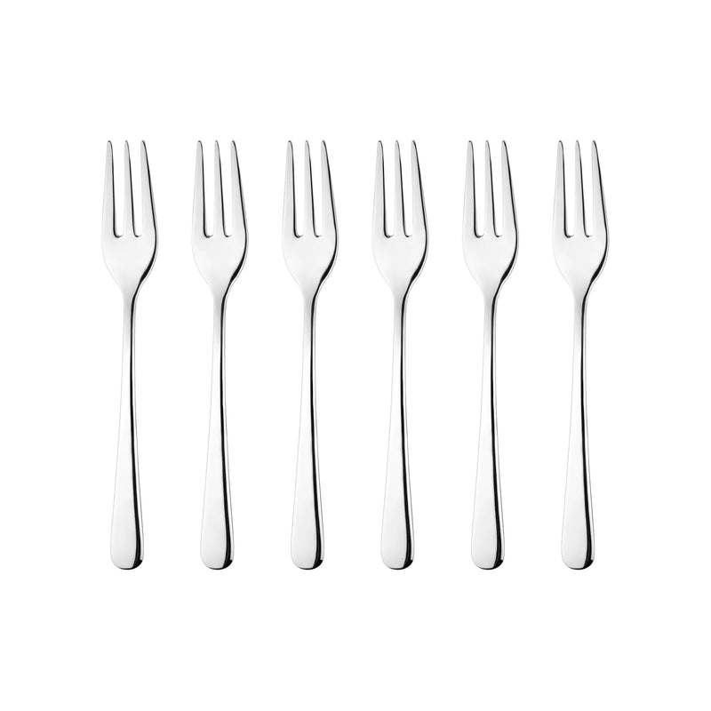 Guzzini - ZELDA - Small Forks - Steel - Set of 6 Home & Kitchen