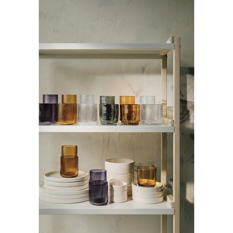 Heirloom - Tumbler 12oz Fluted Amber