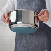 Danica - Slate Blue Magnetic Silicone Trivet - lifestyle