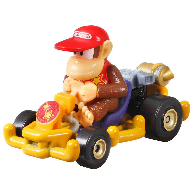 Hot Wheels - Mario Kart 1:64 Scale Die-Cast Vehicle - Diddy Kong - Product view