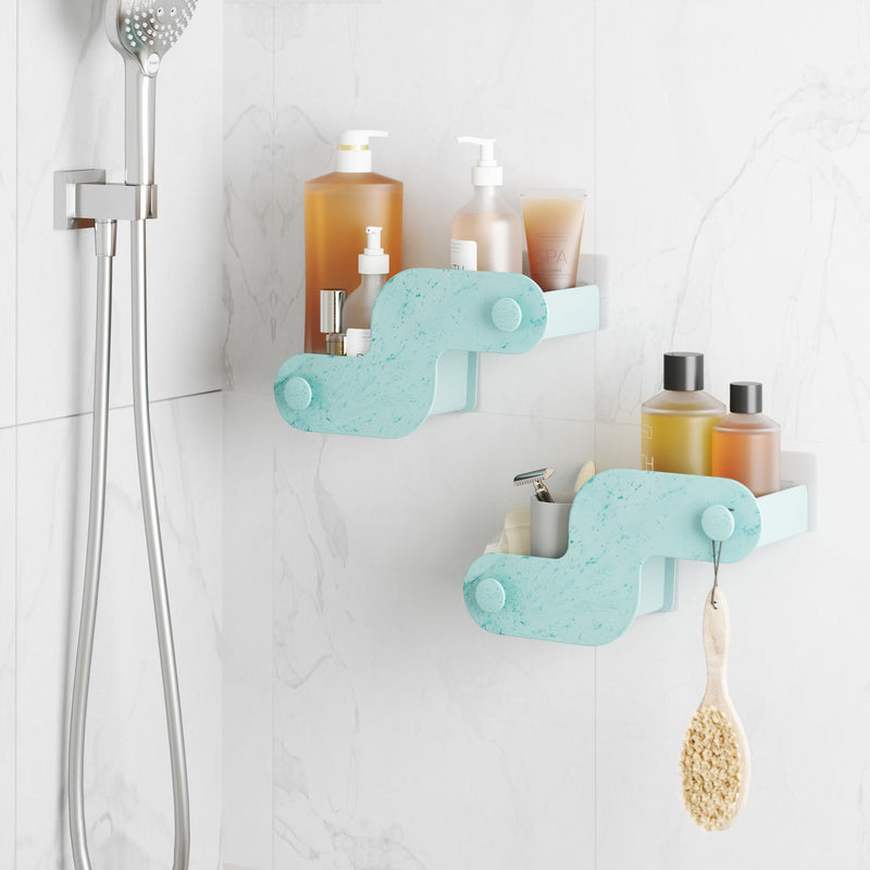 Nami Adhesive Shower Bins